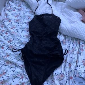 black one piece
